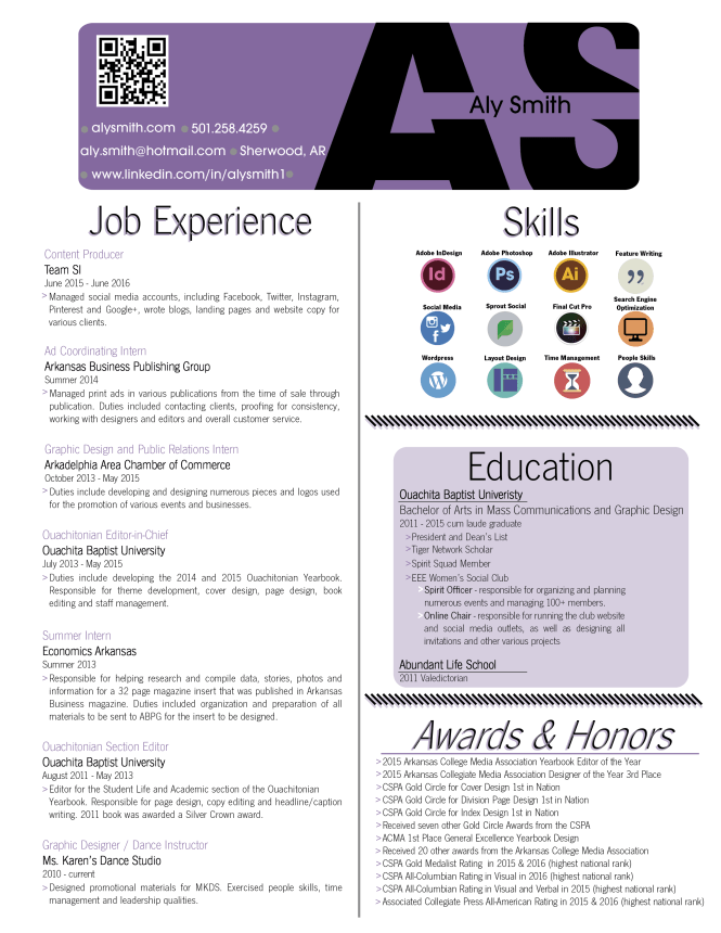 AlySmithResume2016
